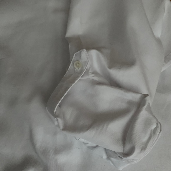 Peter Millar Sport Shirt Womens Button Down Large White NWT MSRP $105 - Picture 6 of 9